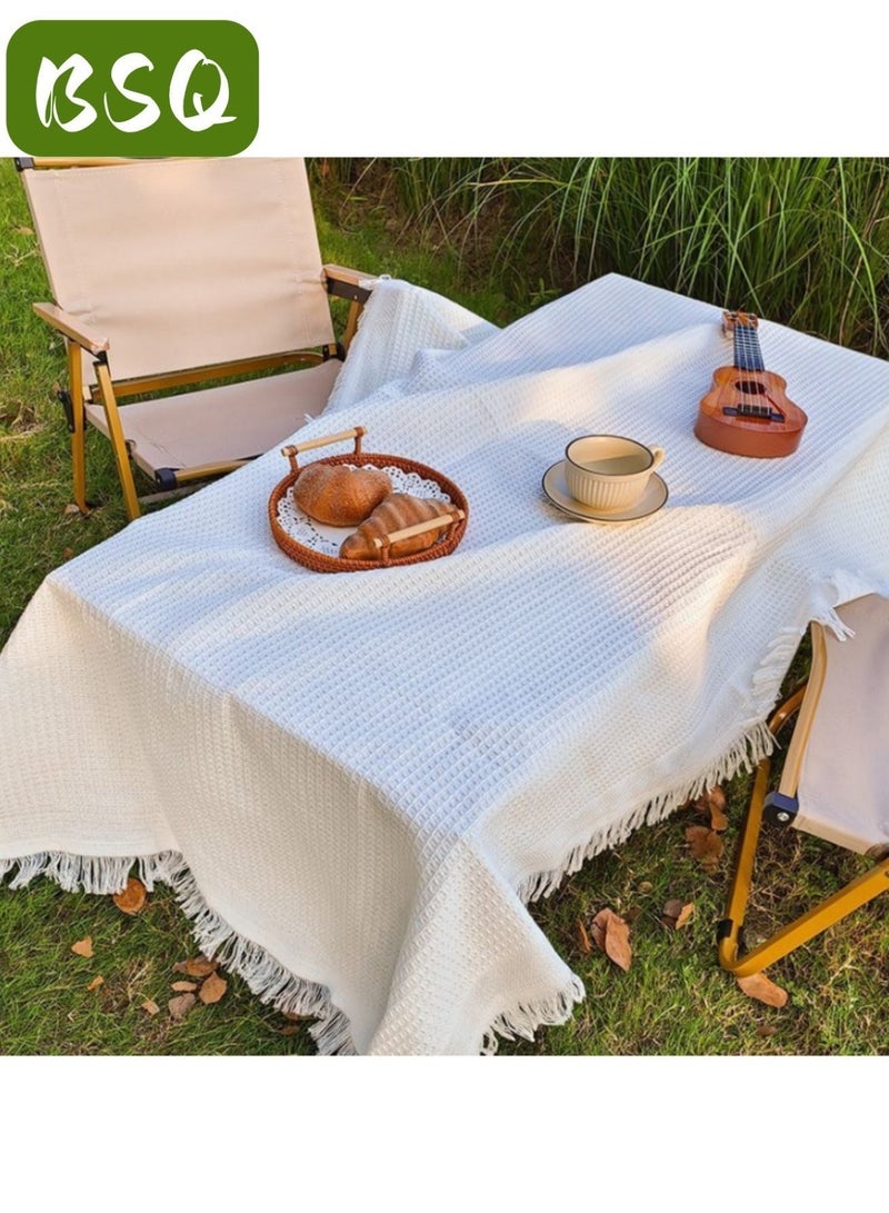 بي إس كيو بطانية نزهة كبيرة جدًا | للاستخدام الخارجي | مناسبة لـ ٣-٥ بالغين | التخييم | الحديقة | الحدائق، إلخ | هدية لطيفة ومبتكرة للأزواج | هدية لتسجيل الزفاف | مناسبة للتخييم | الحدائق | الشواطئ - Image 3